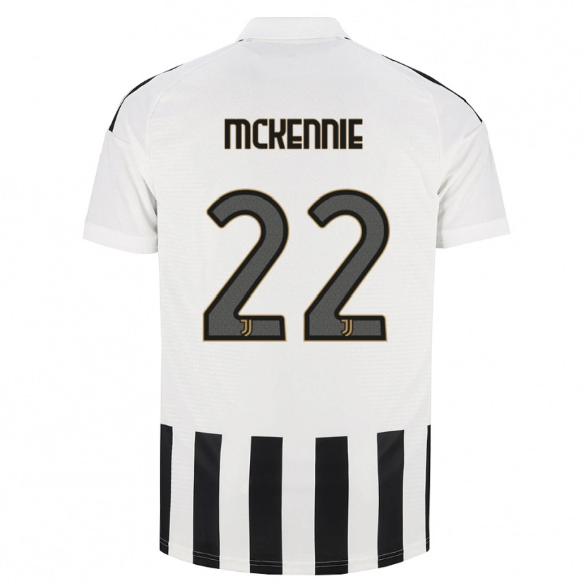 Danxen Hombre Camiseta Weston Mckennie #22 Negro Blanco Marrón 1ª Equipación 2026/27 La Camisa