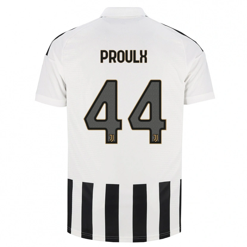 Danxen Hombre Camiseta Lysianne Proulx #44 Negro Blanco Marrón 1ª Equipación 2026/27 La Camisa