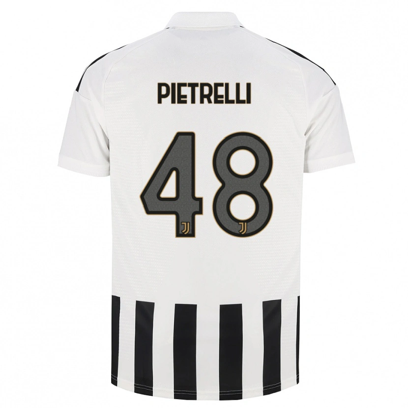 Danxen Hombre Camiseta Alessandro Pietrelli #48 Negro Blanco Marrón 1ª Equipación 2026/27 La Camisa