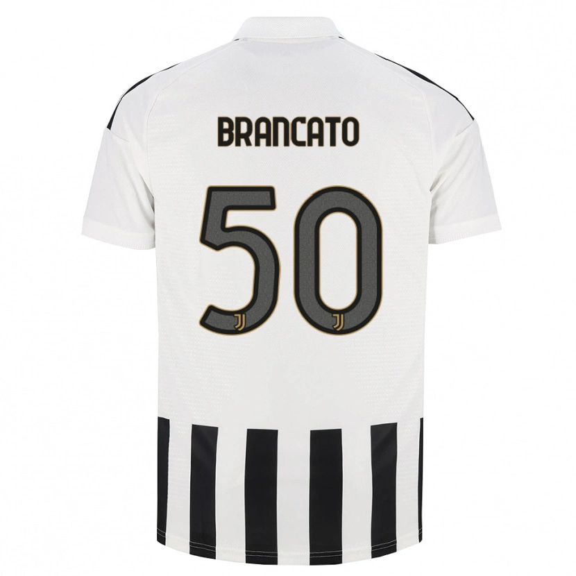 Danxen Hombre Camiseta Alessandro Brancato #50 Negro Blanco Marrón 1ª Equipación 2026/27 La Camisa