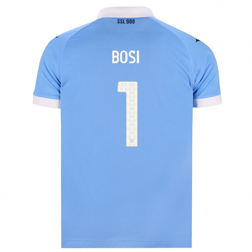 Danxen Hombre Camiseta Gioele Bosi #1 Azul Cielo Negro Blanco 1ª Equipación 2026/27 La Camisa