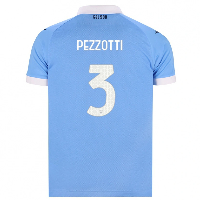 Danxen Hombre Camiseta Arianna Pezzotti #3 Azul Cielo Negro Blanco 1ª Equipación 2026/27 La Camisa
