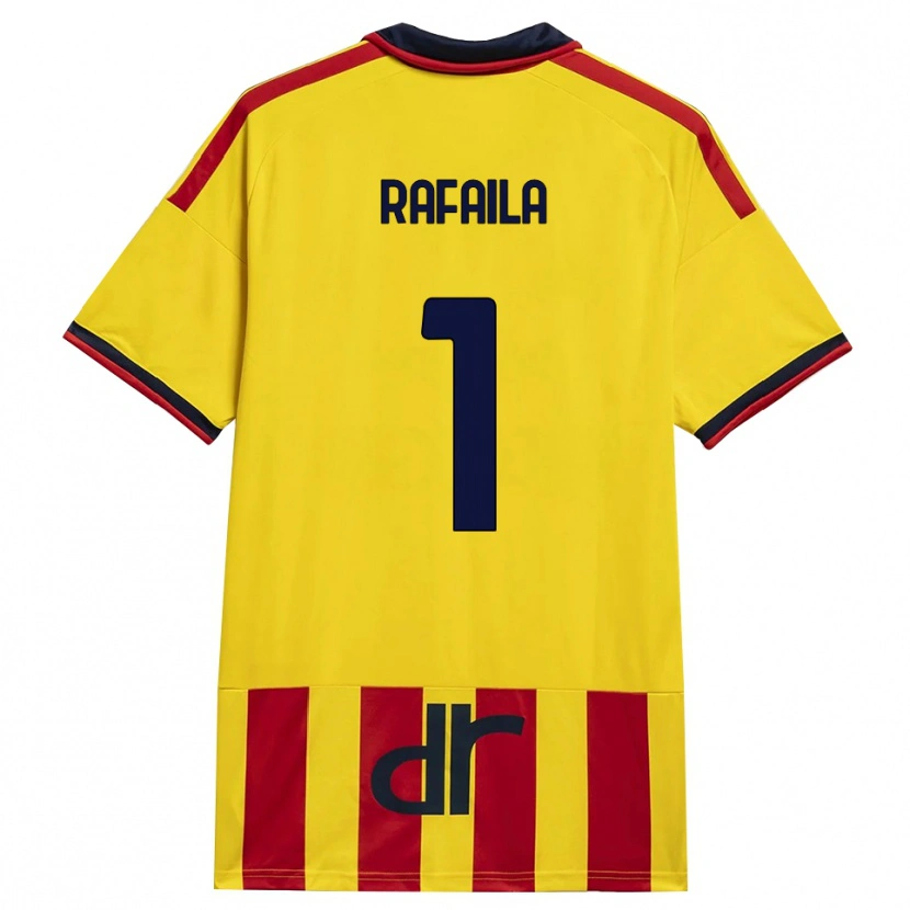 Danxen Hombre Camiseta Vlad Răfăilă #1 Amarillo Rojo 1ª Equipación 2026/27 La Camisa