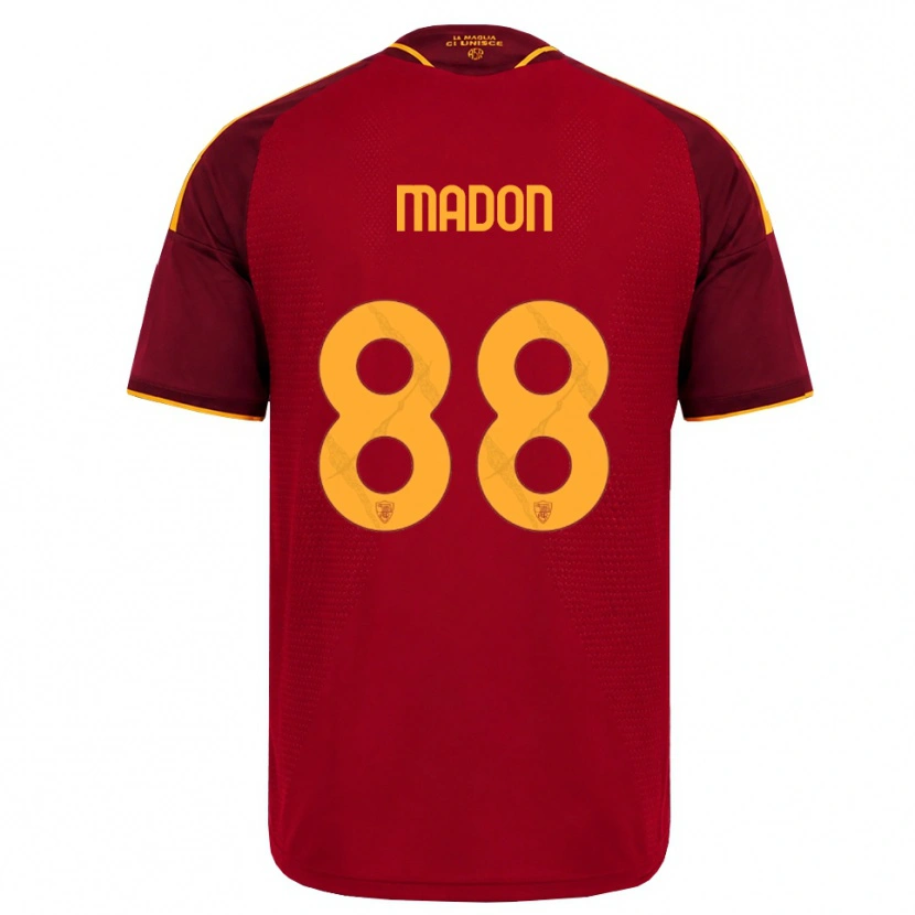 Danxen Hombre Camiseta Maja Madon #88 Rojo Dorado Amarillo 1ª Equipación 2026/27 La Camisa