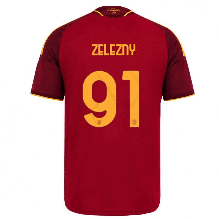 Danxen Hombre Camiseta Radoslaw Zelezny #91 Rojo Dorado Amarillo 1ª Equipación 2026/27 La Camisa