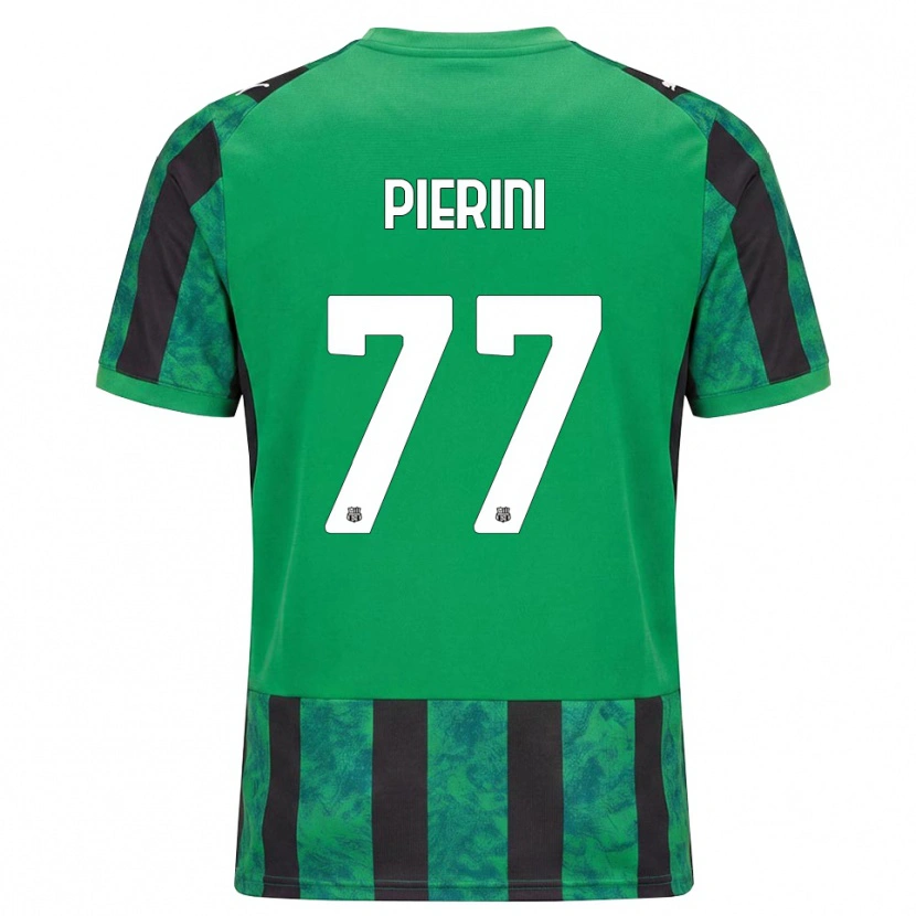 Danxen Hombre Camiseta Nicholas Pierini #77 Verde Negro Blanco 1ª Equipación 2026/27 La Camisa