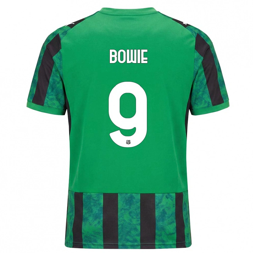 Danxen Hombre Camiseta Kieron Bowie #9 Verde Negro Blanco 1ª Equipación 2026/27 La Camisa