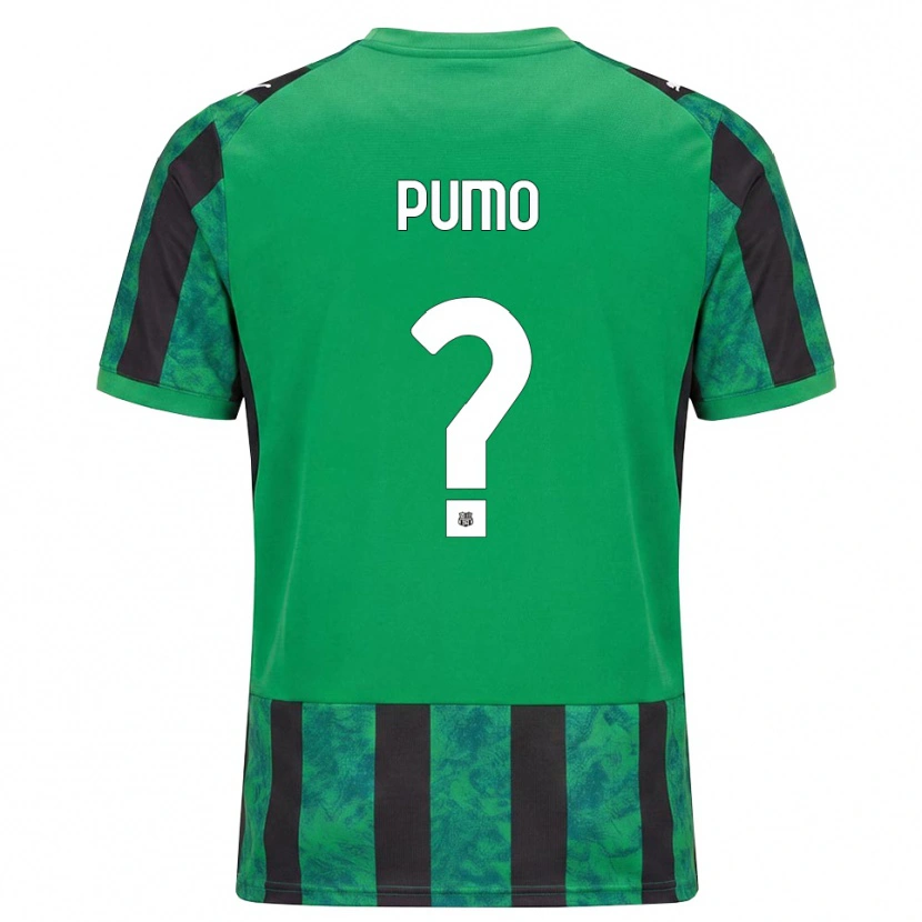 Danxen Hombre Camiseta Samuele Pumo #0 Verde Negro Blanco 1ª Equipación 2026/27 La Camisa