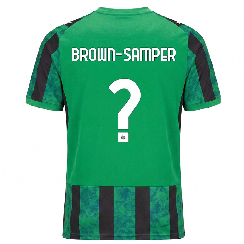 Danxen Hombre Camiseta Isaac Brown-Samper #0 Verde Negro Blanco 1ª Equipación 2026/27 La Camisa