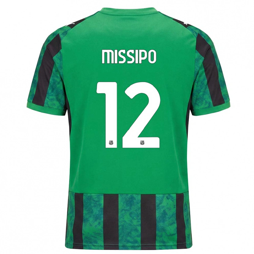 Danxen Hombre Camiseta Kassandra Missipo #12 Verde Negro Blanco 1ª Equipación 2026/27 La Camisa