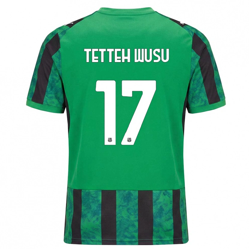 Danxen Hombre Camiseta Mattias Tetteh Wusu #17 Verde Negro Blanco 1ª Equipación 2026/27 La Camisa