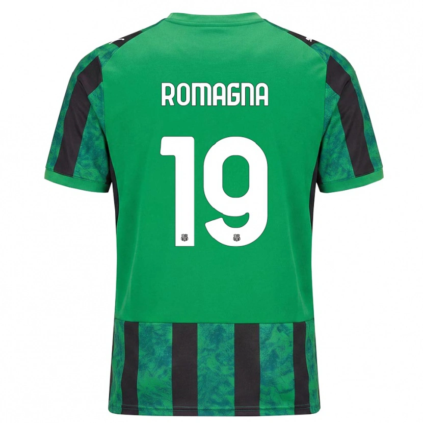 Danxen Hombre Camiseta Filippo Romagna #19 Verde Negro Blanco 1ª Equipación 2026/27 La Camisa