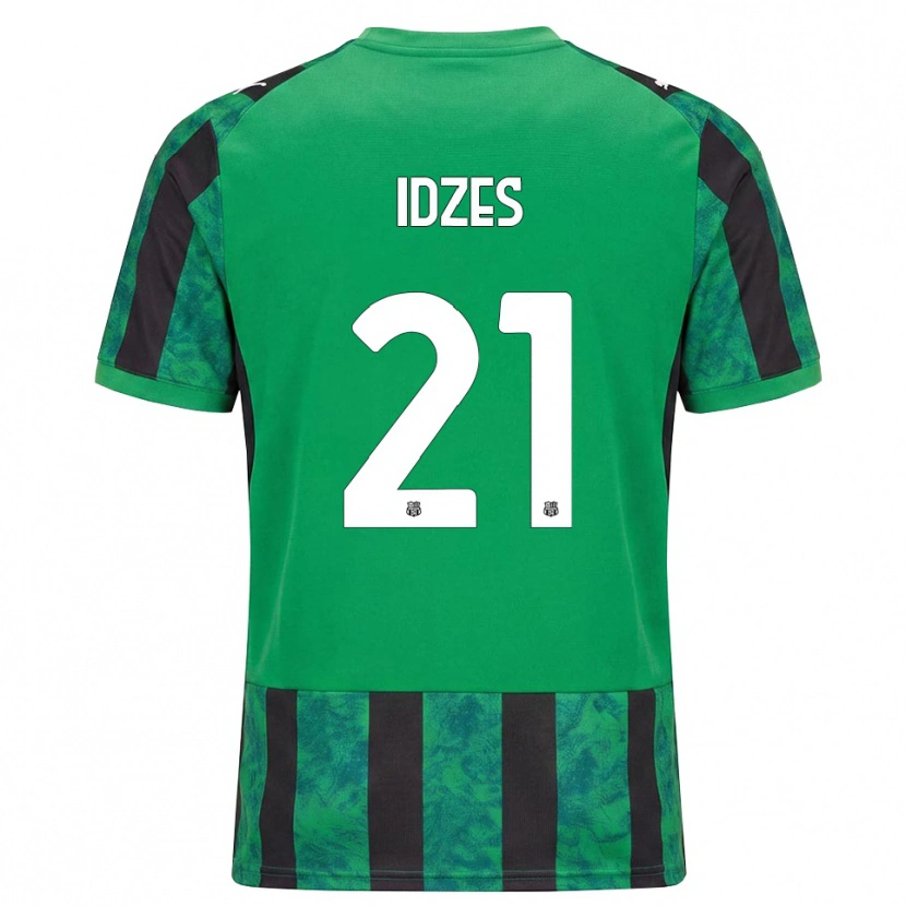 Danxen Hombre Camiseta Jay Idzes #21 Verde Negro Blanco 1ª Equipación 2026/27 La Camisa