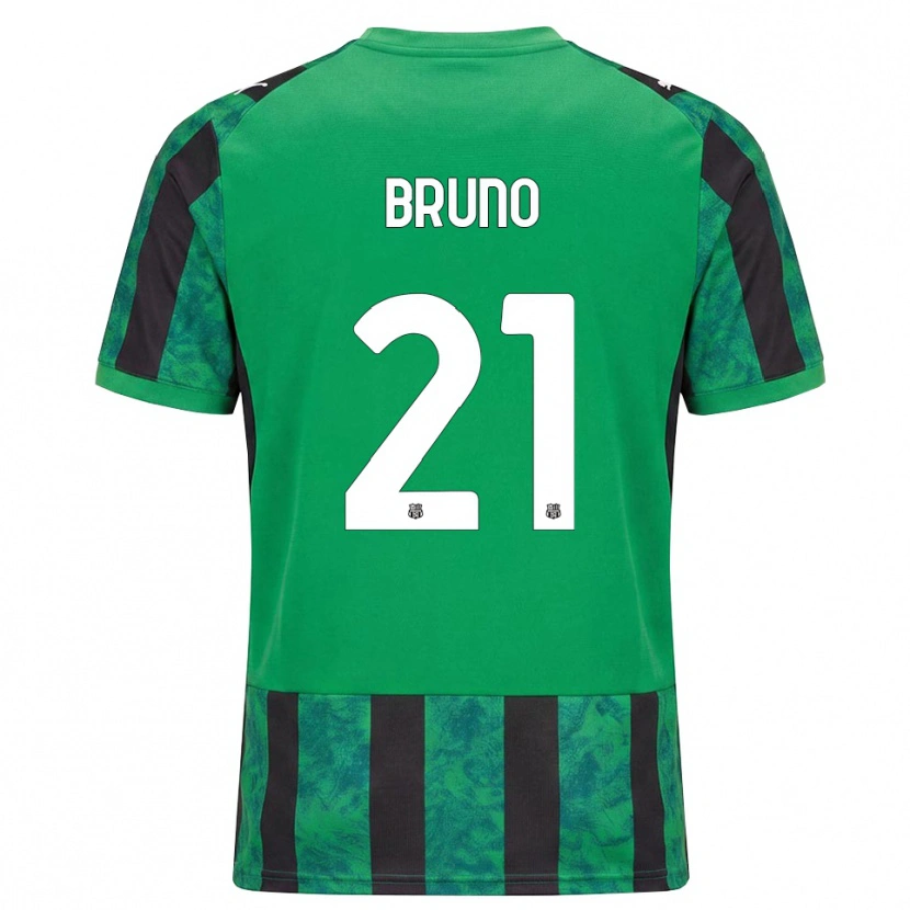 Danxen Hombre Camiseta Kevin Bruno #21 Verde Negro Blanco 1ª Equipación 2026/27 La Camisa