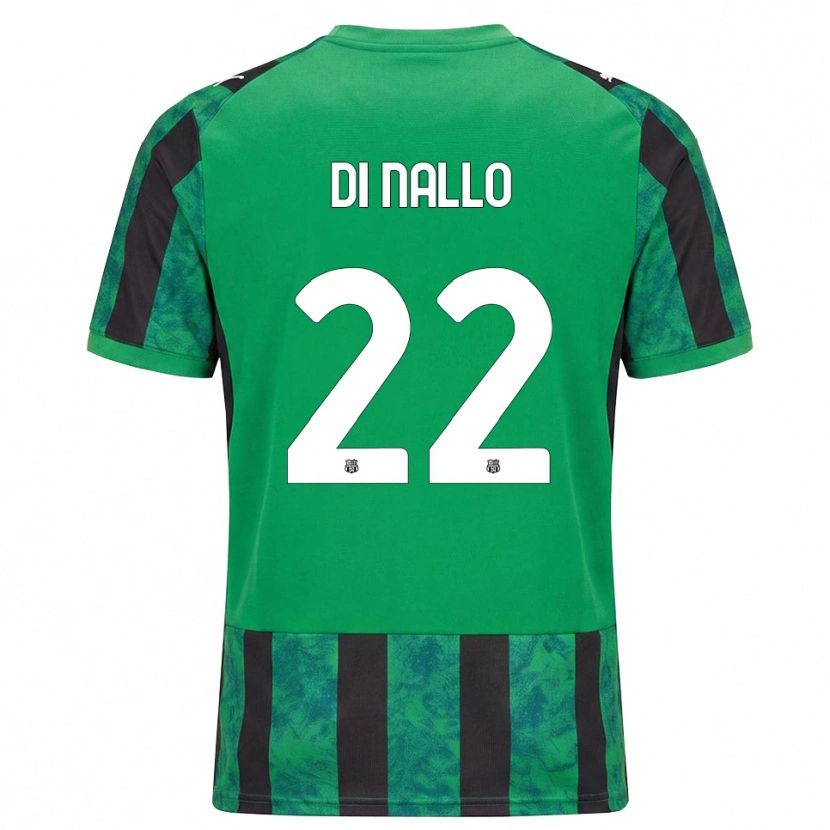 Danxen Hombre Camiseta Erica Di Nallo #22 Verde Negro Blanco 1ª Equipación 2026/27 La Camisa
