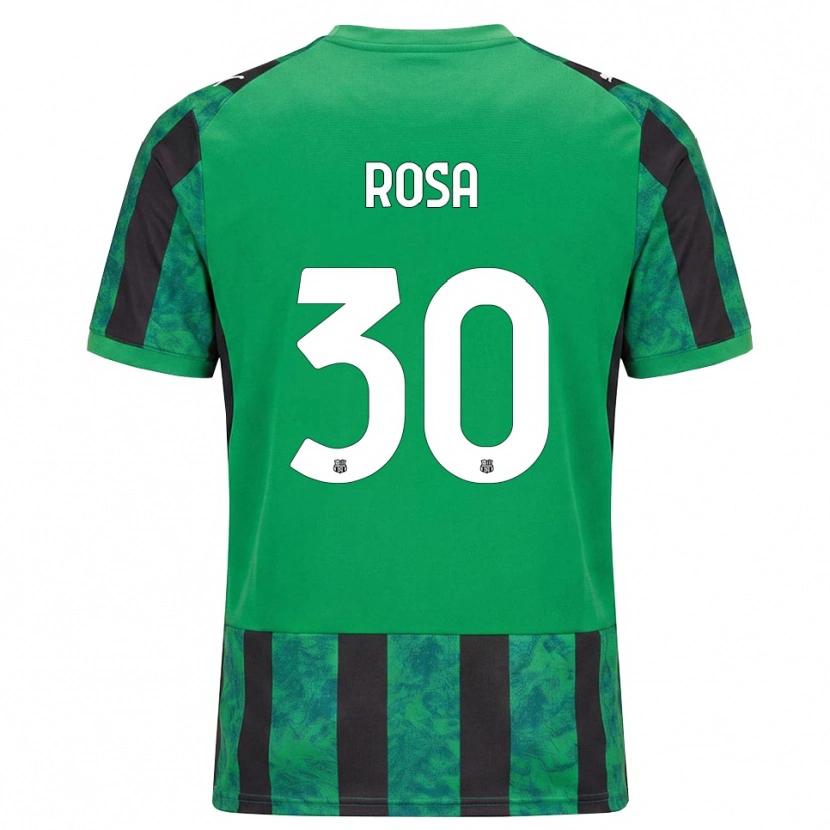 Danxen Hombre Camiseta Enrico Rosa #30 Verde Negro Blanco 1ª Equipación 2026/27 La Camisa