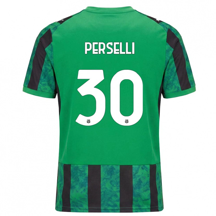 Danxen Hombre Camiseta Manuela Perselli #30 Verde Negro Blanco 1ª Equipación 2026/27 La Camisa