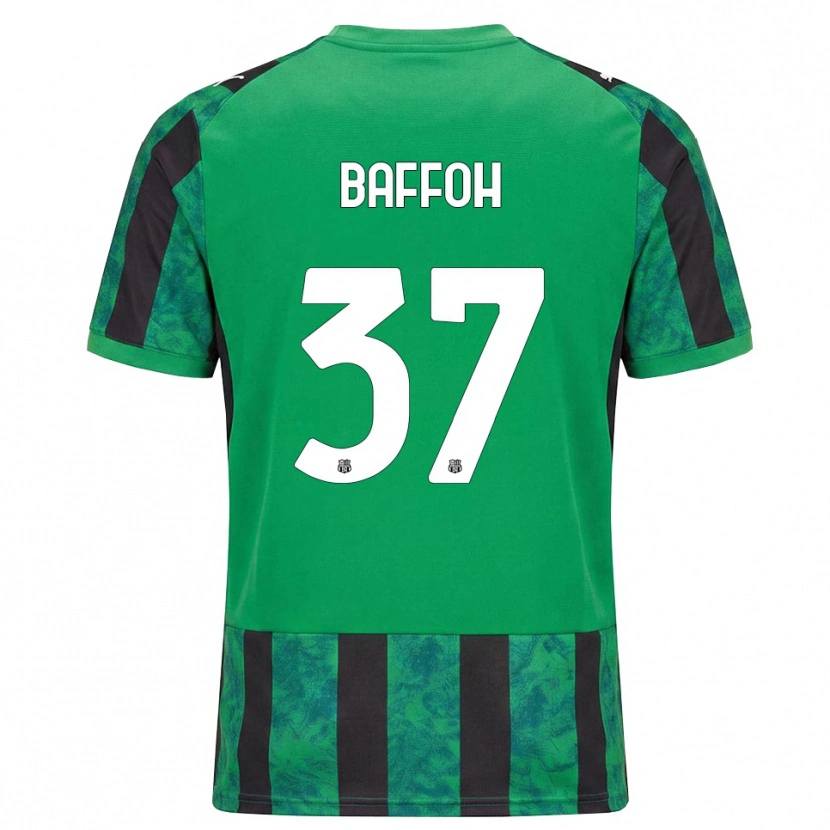 Danxen Hombre Camiseta Jeffrey Baffoh #37 Verde Negro Blanco 1ª Equipación 2026/27 La Camisa