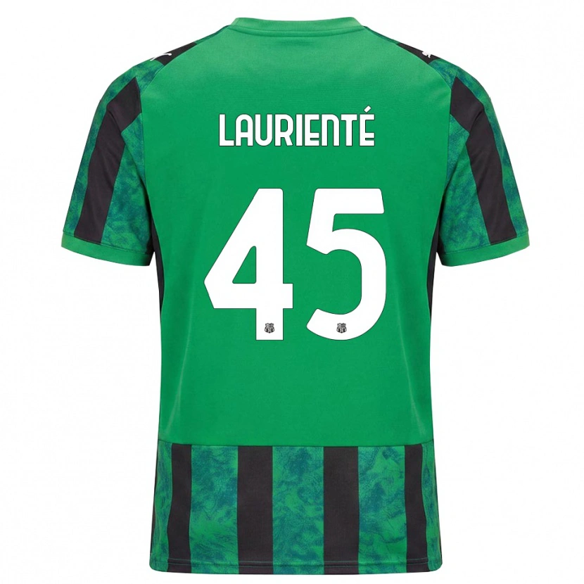 Danxen Hombre Camiseta Armand Laurienté #45 Verde Negro Blanco 1ª Equipación 2026/27 La Camisa