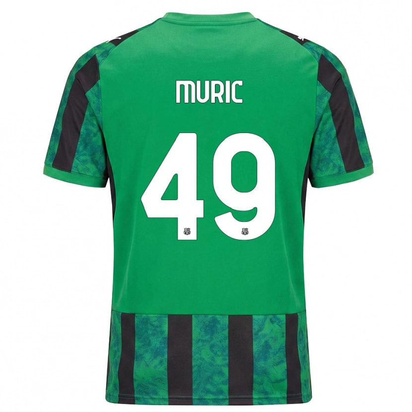 Danxen Hombre Camiseta Arijanet Murić #49 Verde Negro Blanco 1ª Equipación 2026/27 La Camisa