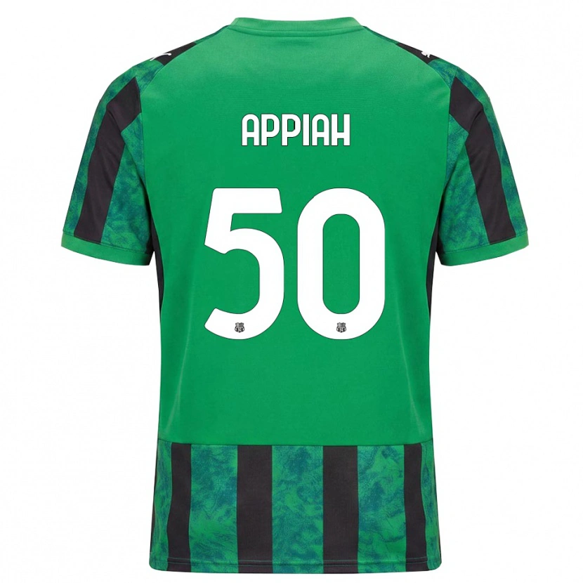 Danxen Hombre Camiseta Lorenzo Appiah #50 Verde Negro Blanco 1ª Equipación 2026/27 La Camisa