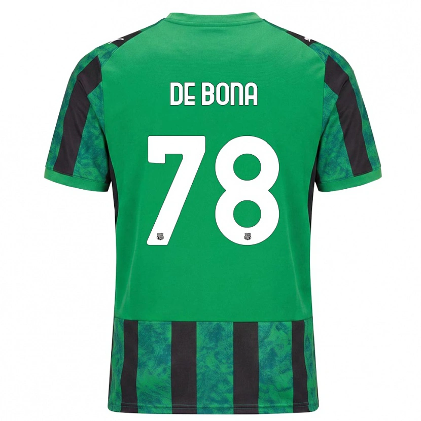 Danxen Hombre Camiseta Francesca De Bona #78 Verde Negro Blanco 1ª Equipación 2026/27 La Camisa