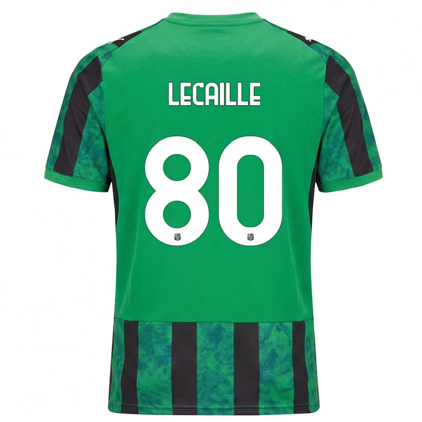 Danxen Hombre Camiseta Carla Lecaille #80 Verde Negro Blanco 1ª Equipación 2026/27 La Camisa