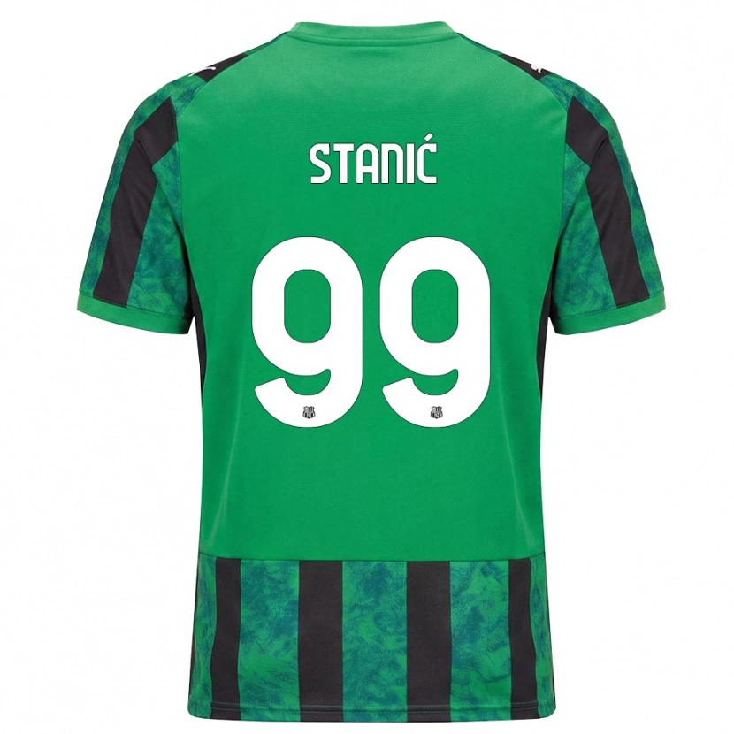 Danxen Hombre Camiseta Paulina Stanić #99 Verde Negro Blanco 1ª Equipación 2026/27 La Camisa