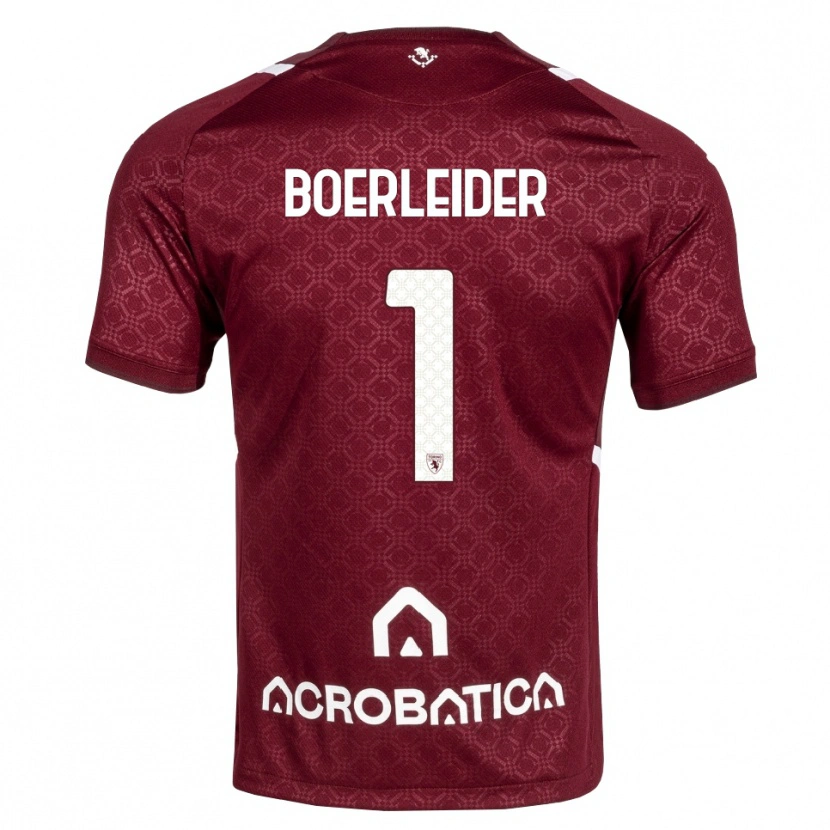 Danxen Hombre Camiseta Yannick Boerleider #1 Burdeos Blanco 1ª Equipación 2026/27 La Camisa