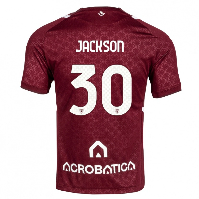 Danxen Hombre Camiseta Michael Jackson #30 Burdeos Blanco 1ª Equipación 2026/27 La Camisa