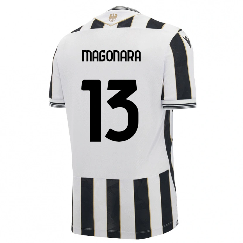 Danxen Hombre Camiseta Matteo Magonara #13 Negro Blanco Rosa 1ª Equipación 2026/27 La Camisa