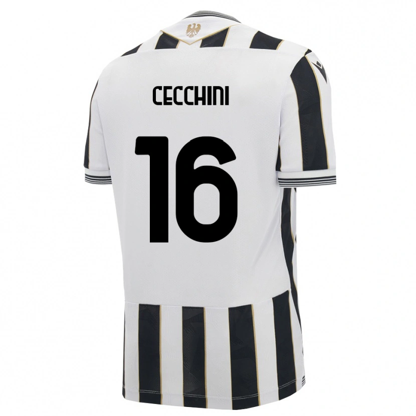 Danxen Hombre Camiseta Giorgio Cecchini #16 Negro Blanco Rosa 1ª Equipación 2026/27 La Camisa