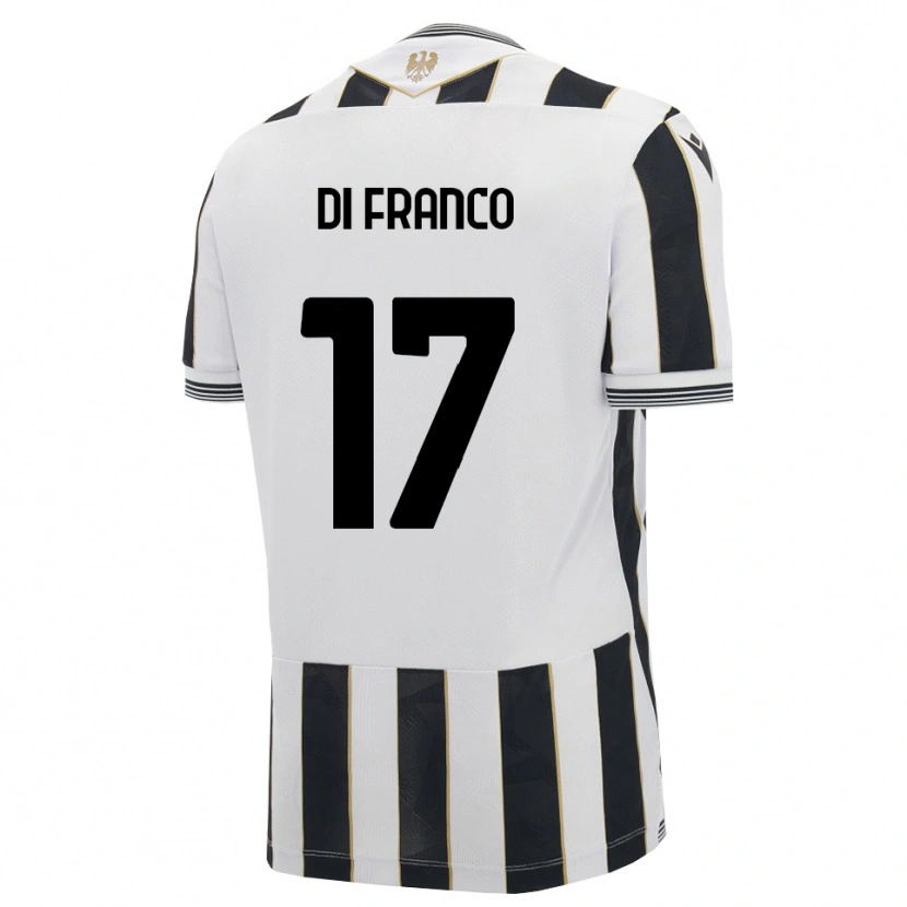 Danxen Hombre Camiseta Giovanni Di Franco #17 Negro Blanco Rosa 1ª Equipación 2026/27 La Camisa