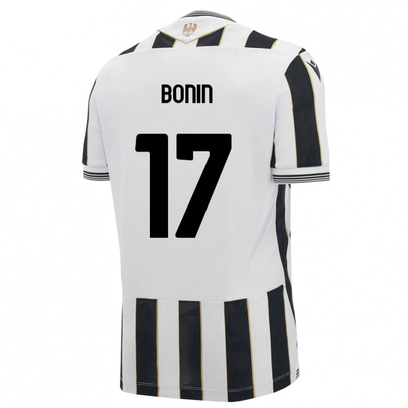 Danxen Hombre Camiseta Luca Bonin #17 Negro Blanco Rosa 1ª Equipación 2026/27 La Camisa