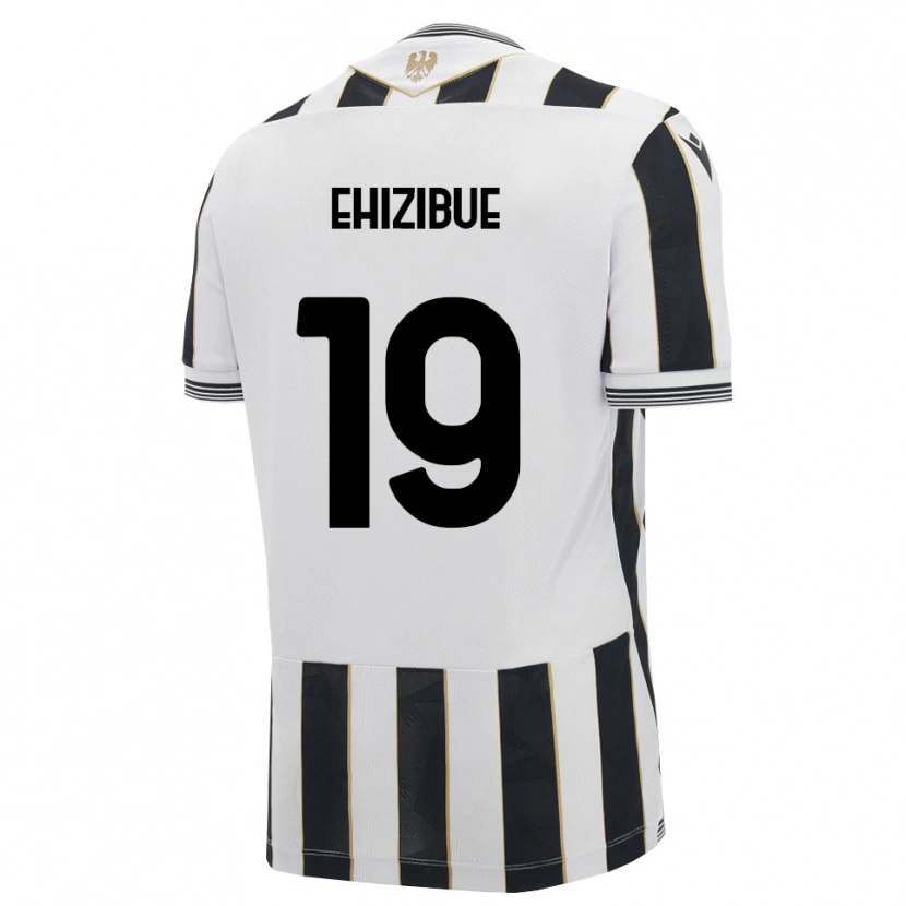 Danxen Hombre Camiseta Kingsley Ehizibue #19 Negro Blanco Rosa 1ª Equipación 2026/27 La Camisa