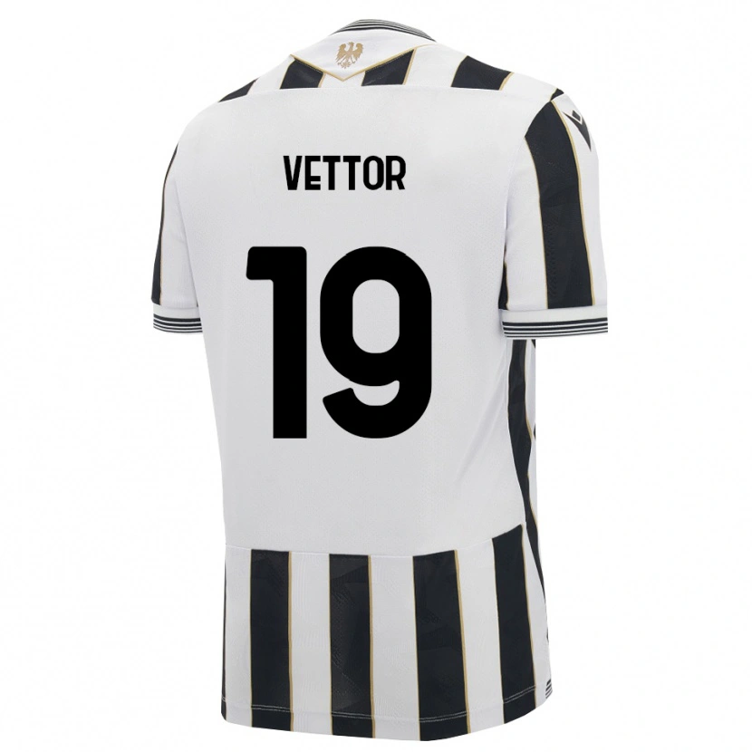 Danxen Hombre Camiseta Marco Vettor #19 Negro Blanco Rosa 1ª Equipación 2026/27 La Camisa