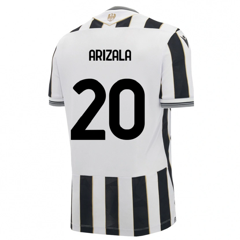 Danxen Hombre Camiseta Juan Arizala #20 Negro Blanco Rosa 1ª Equipación 2026/27 La Camisa