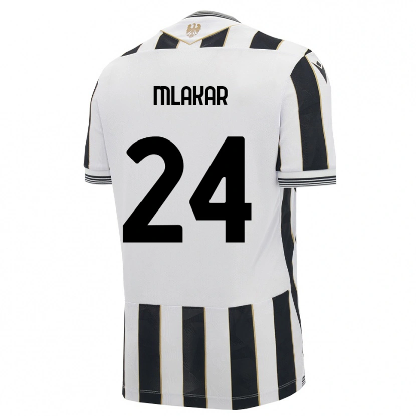 Danxen Hombre Camiseta Lorenzo Mlakar #24 Negro Blanco Rosa 1ª Equipación 2026/27 La Camisa