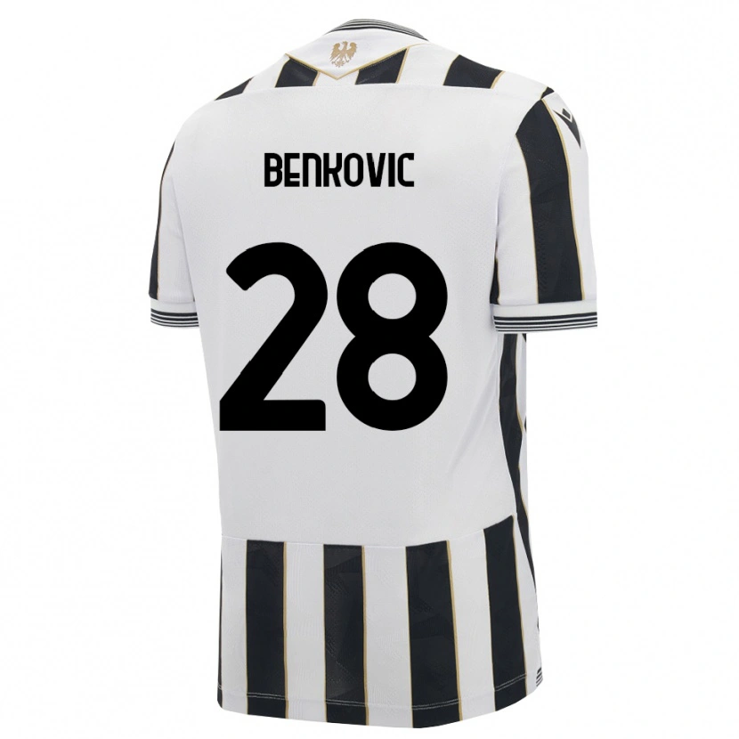 Danxen Hombre Camiseta Filip Benkovic #28 Negro Blanco Rosa 1ª Equipación 2026/27 La Camisa