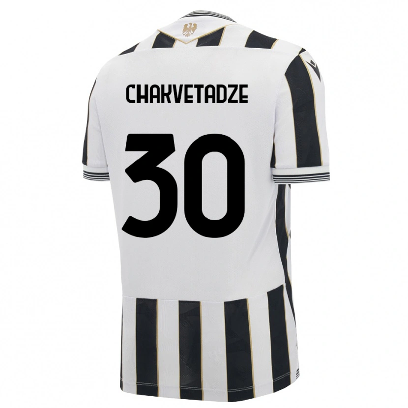 Danxen Hombre Camiseta Giorgi Chakvetadze #30 Negro Blanco Rosa 1ª Equipación 2026/27 La Camisa