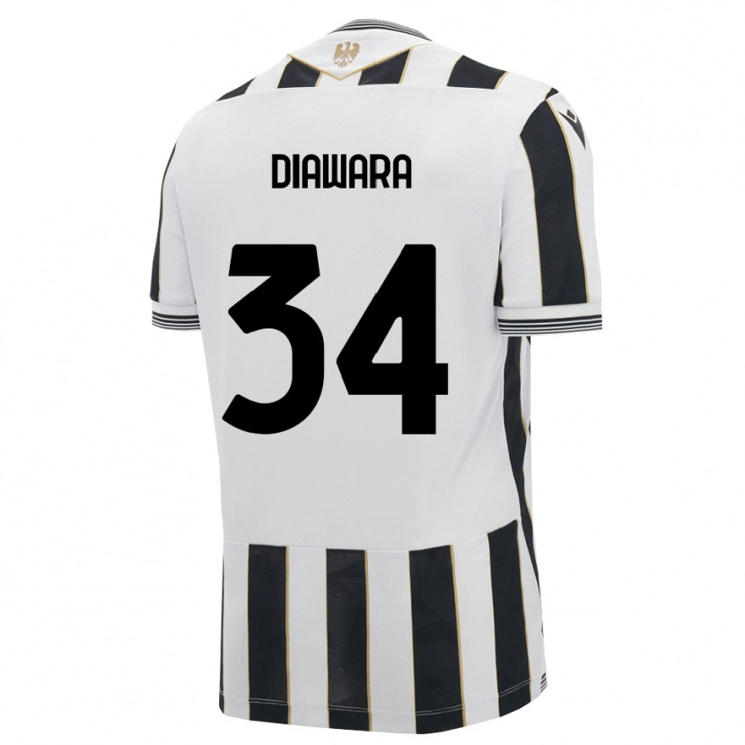 Danxen Hombre Camiseta Sekou Diawara #34 Negro Blanco Rosa 1ª Equipación 2026/27 La Camisa