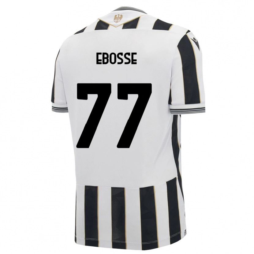 Danxen Hombre Camiseta Enzo Ebosse #77 Negro Blanco Rosa 1ª Equipación 2026/27 La Camisa