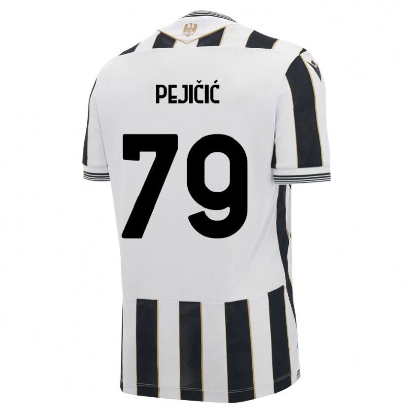 Danxen Hombre Camiseta David Pejičić #79 Negro Blanco Rosa 1ª Equipación 2026/27 La Camisa