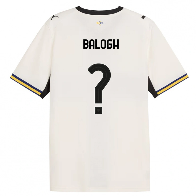 Danxen Hombre Camiseta Botond Balogh #0 Blanco Roto Negro Amarillo 1ª Equipación 2026/27 La Camisa