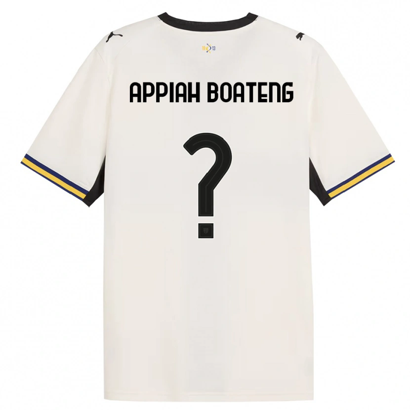 Danxen Hombre Camiseta Matthew Appiah Boateng #0 Blanco Roto Negro Amarillo 1ª Equipación 2026/27 La Camisa
