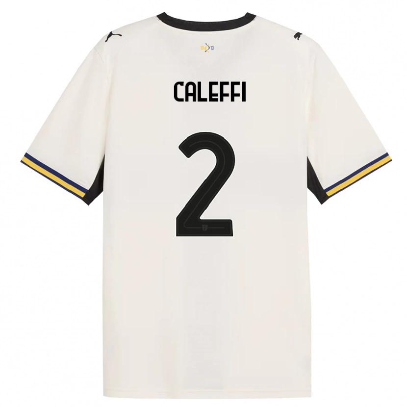 Danxen Hombre Camiseta Riccardo Caleffi #2 Blanco Roto Negro Amarillo 1ª Equipación 2026/27 La Camisa