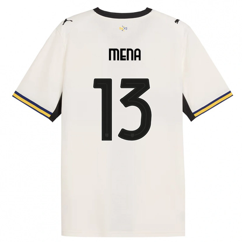 Danxen Hombre Camiseta Marlon Mena #13 Blanco Roto Negro Amarillo 1ª Equipación 2026/27 La Camisa