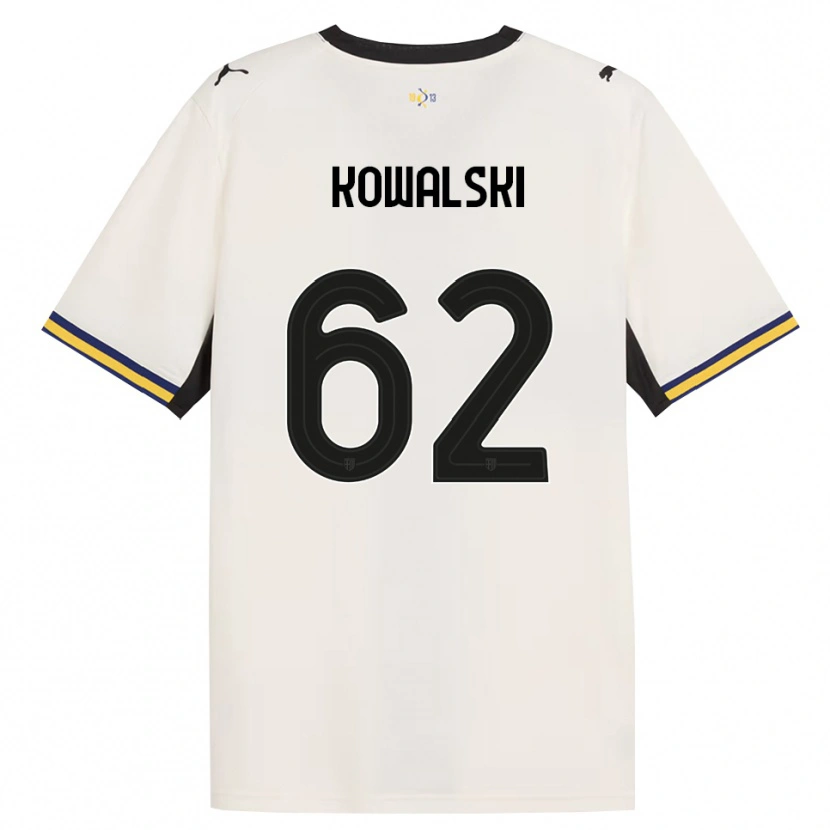 Danxen Hombre Camiseta Mateusz Kowalski #62 Blanco Roto Negro Amarillo 1ª Equipación 2026/27 La Camisa