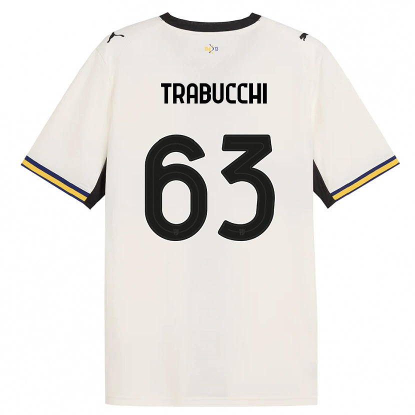 Danxen Hombre Camiseta Nicolas Trabucchi #63 Blanco Roto Negro Amarillo 1ª Equipación 2026/27 La Camisa