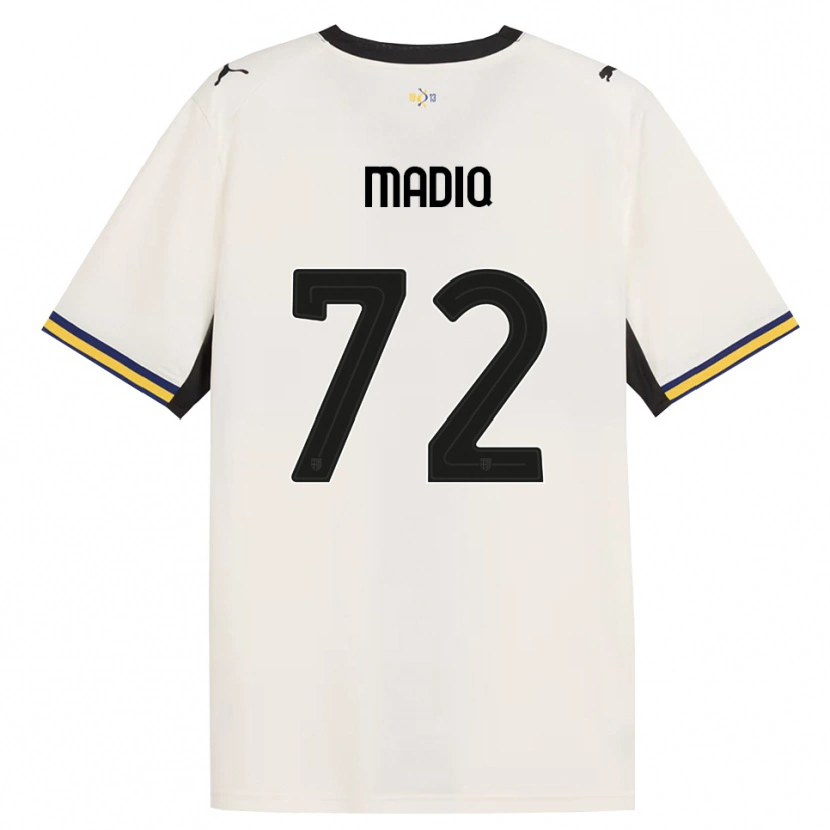 Danxen Hombre Camiseta Abdelaziz Madiq #72 Blanco Roto Negro Amarillo 1ª Equipación 2026/27 La Camisa